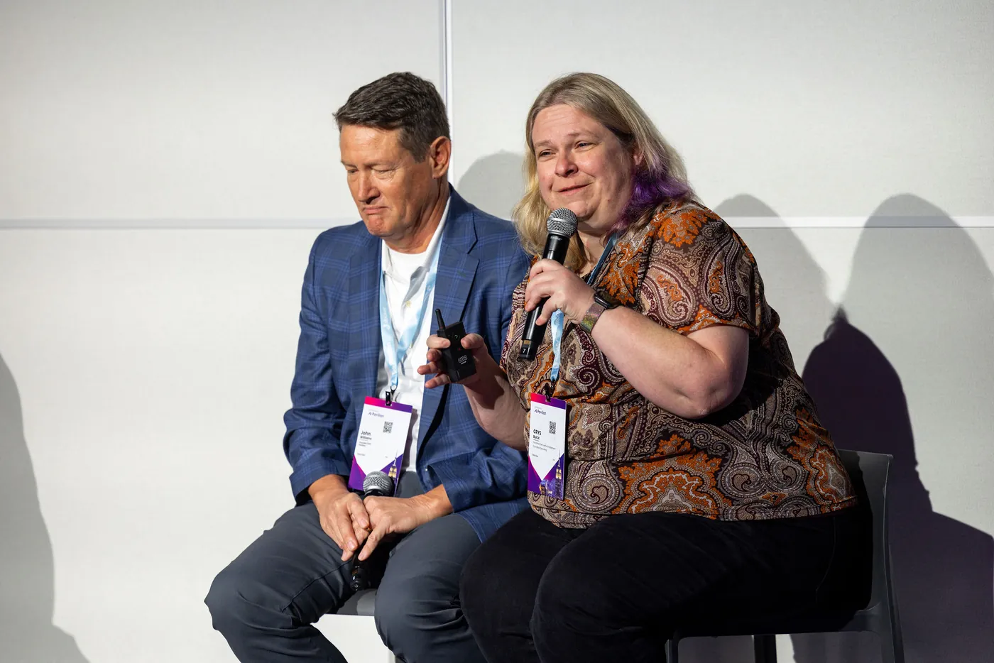 Crys Black speaking about practical AI for revenue teams at Pavilion GTM2026 in New York